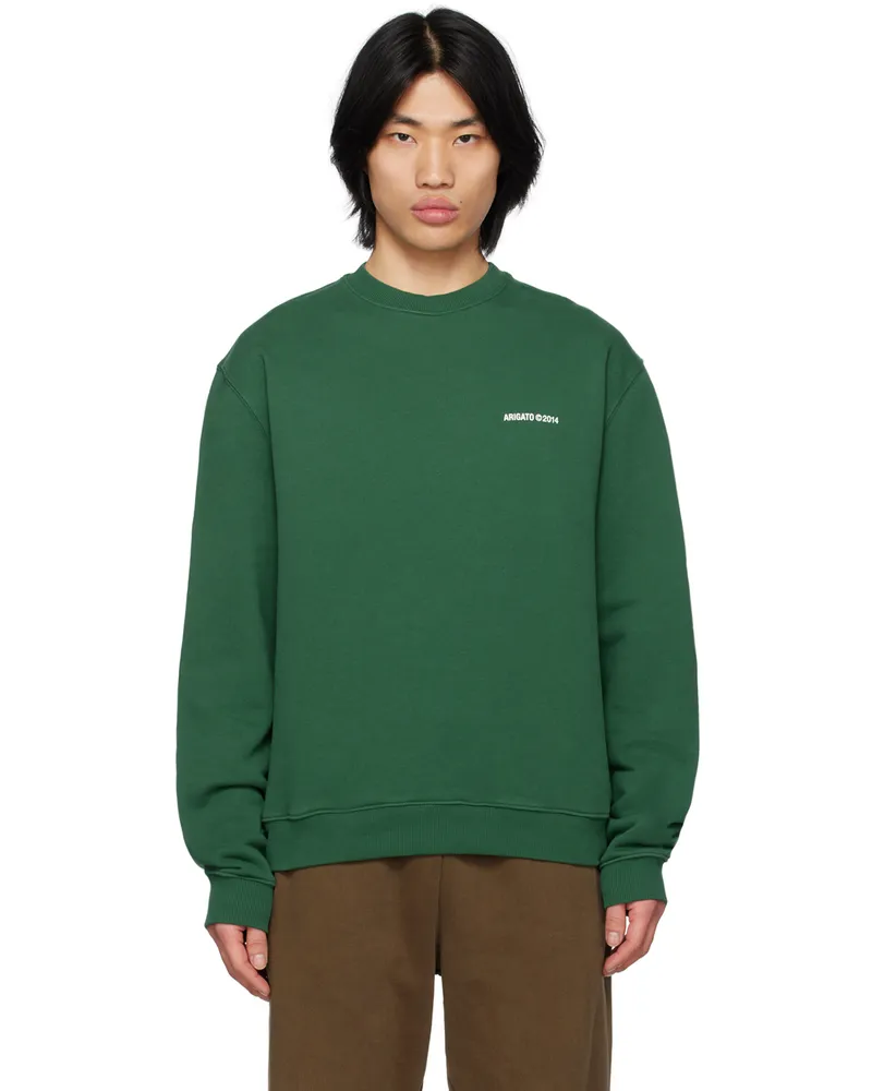 Axel Arigato Green Monogram Sweatshirt Collage