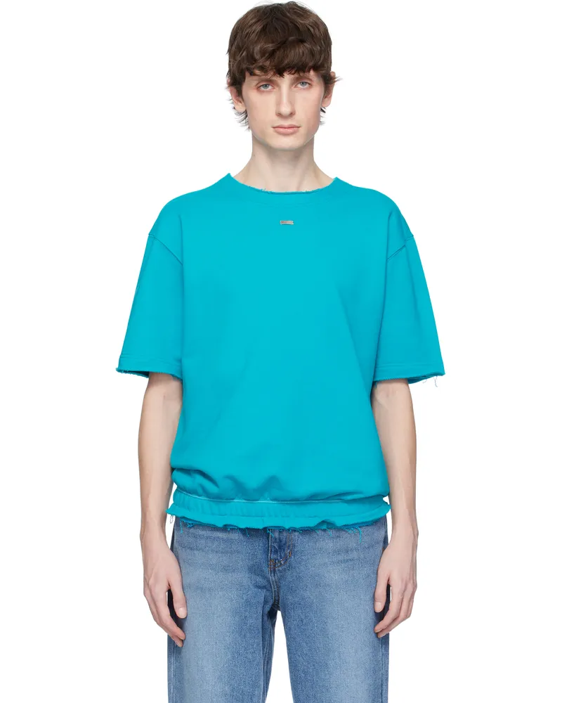 Adererror Blue Half Sleeve Product. 36 T-shirt Turquoise