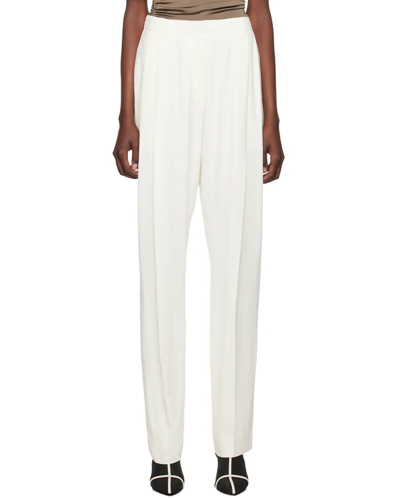 TOVE White Emery Trousers White