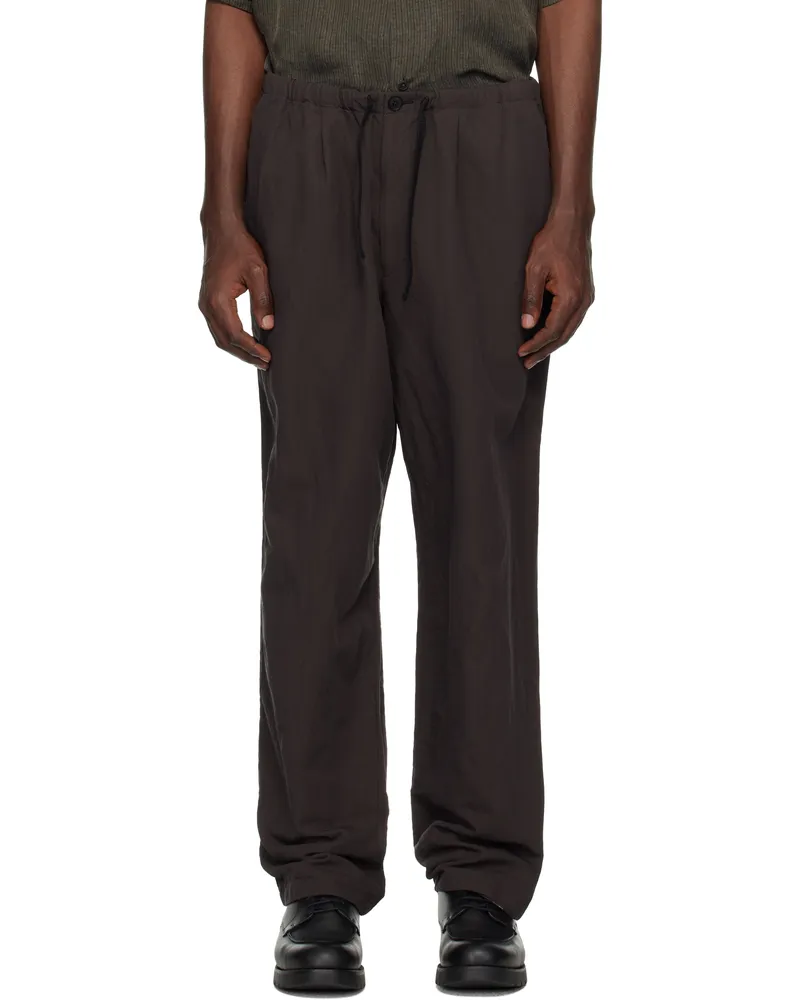 Kaptain Sunshine Black Walk Easy Trousers Ink