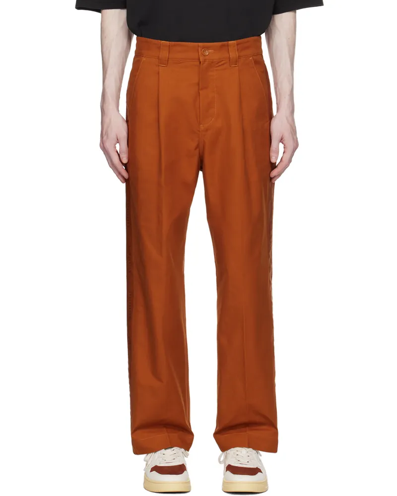 Tommy Hilfiger Brown Repeat Trousers Desert