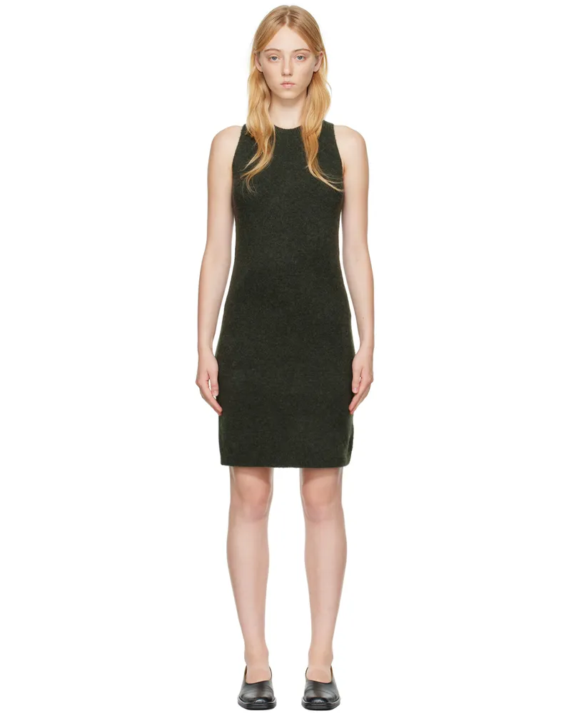 Vince Green Sweater Minidress Black