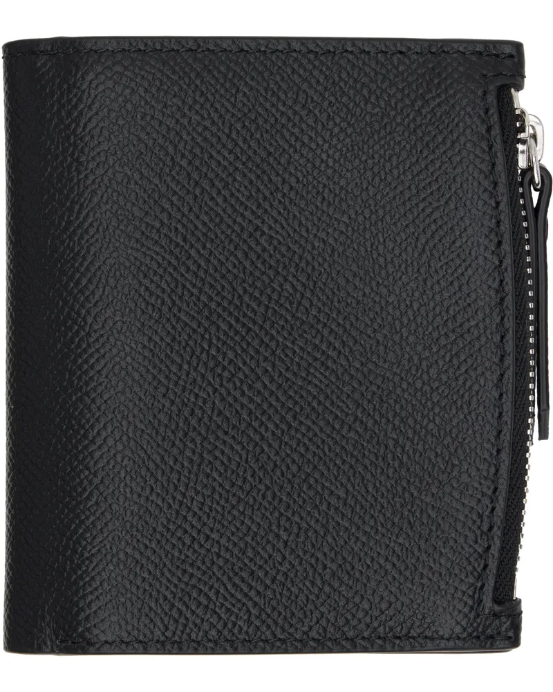 Maison Margiela Black Flip Flap Small Wallet T8013