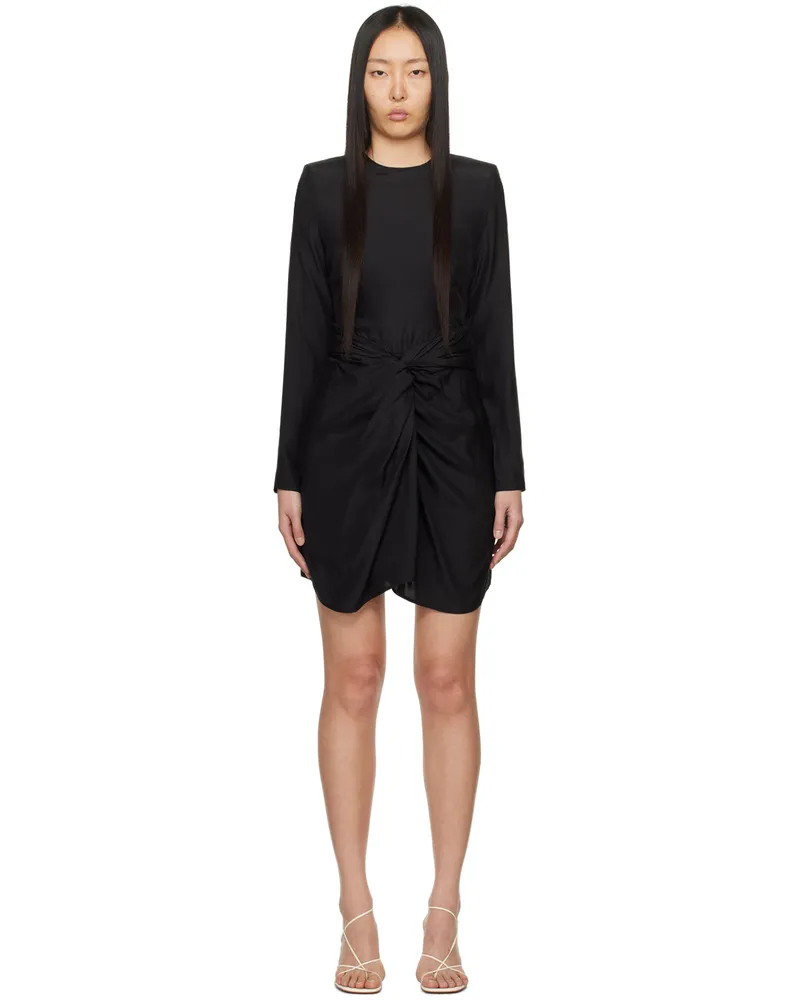 GAUGE81 Black Izu Minidress 100