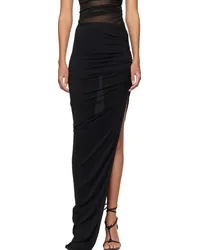 Rick Owens Lilies Black Svita Maxi Skirt Black