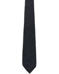 Greg Lauren Gray Linen Tie Graphite