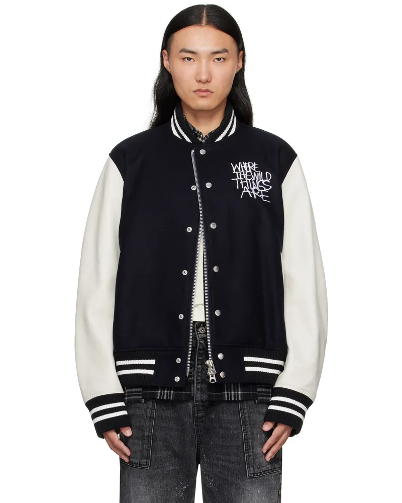 Sacai Navy & Off-White 'Where The Wild Things Are' Jacket 204