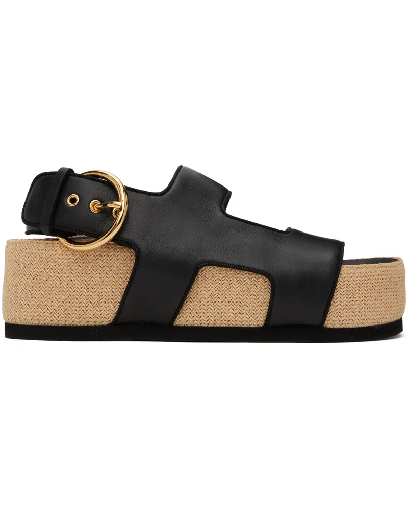 NEOUS Black Cher Sandals Black