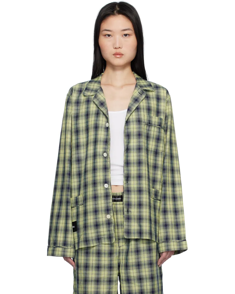 MAGNIBERG Green Rodeo Pyjama Shirt Neon