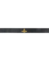 Vivienne Westwood Black Turn-Lock Belt Aw24-n401