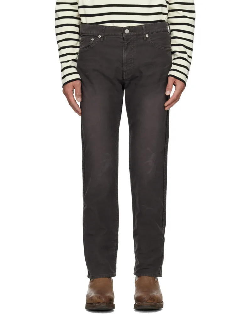 Visvim Black Fluxus 19 G.Cords Jeans Black