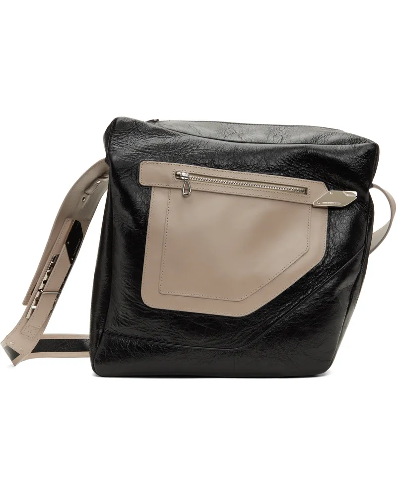 KIKO KOSTADINOV Black & Beige Deultum Leather Bag Black