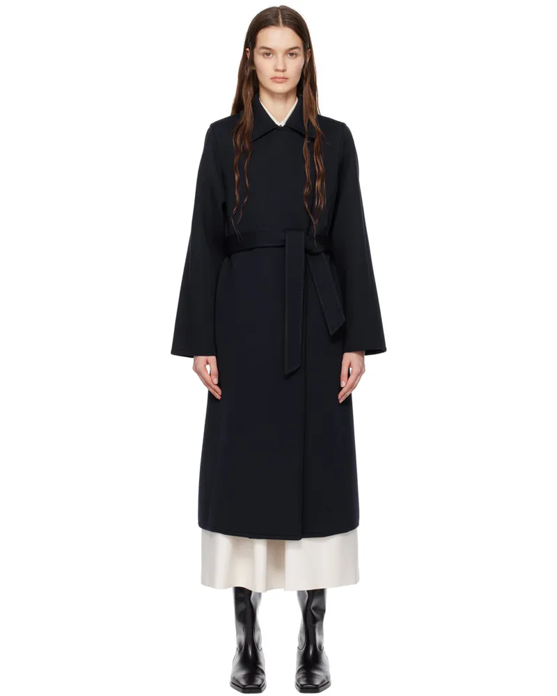 Max Mara Navy Manuela Coat 001
