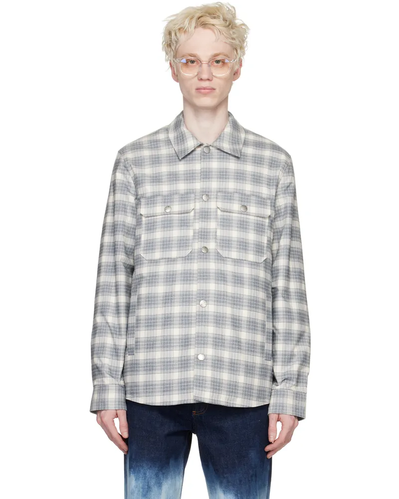 A.P.C. Off-White & Gray Alex Jacket Aad
