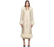 Off-White Diane Faux-Leather Coat