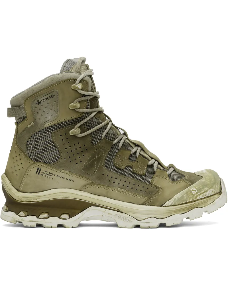 Boris Bidjan Saberi Khaki Salomon Edition 2 GTX Boots Wehr