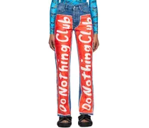 Blue Beni Bischof Edition 'Do Nothing Club' Jeans