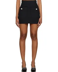 pushBUTTON Black Patch Pocket Miniskirt Black