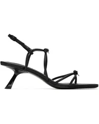 Studio Amelia Black Ballet 50 Heeled Sandals Blk