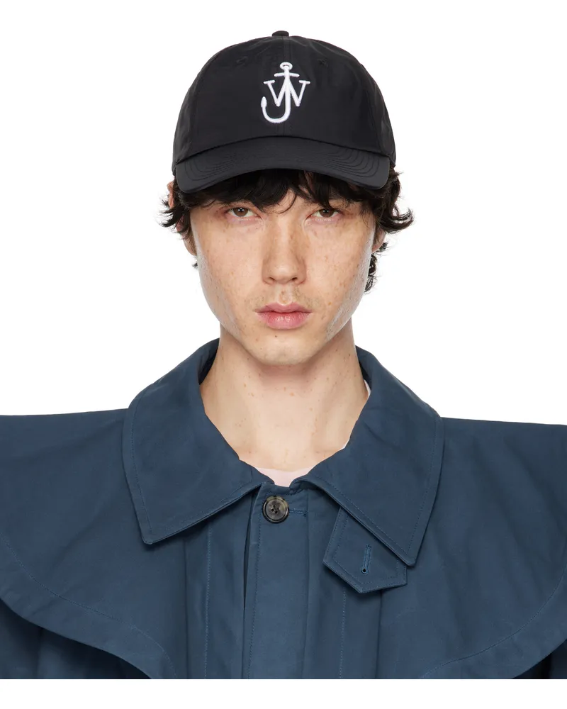 J.W.Anderson Black Anchor Logo Baseball Cap 999