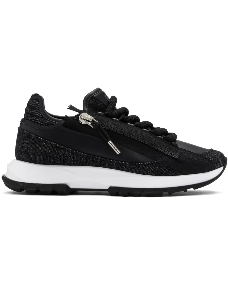 Givenchy Black Spectre Zip Sneakers 001-black