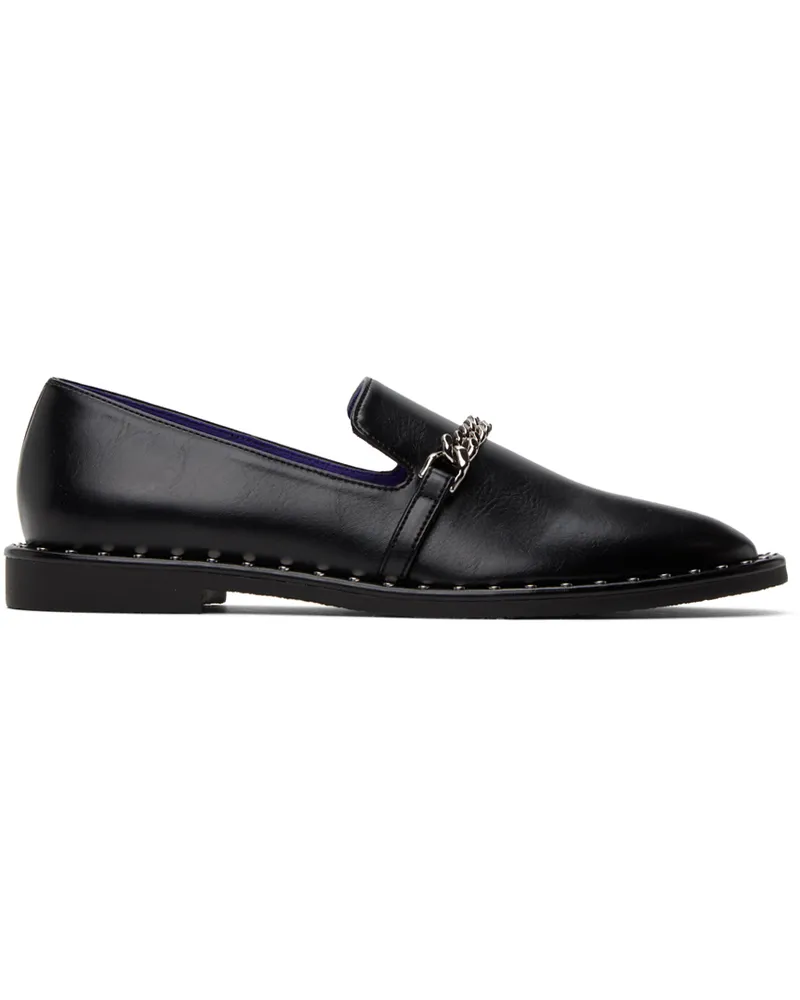 Stella McCartney Black Falabella Loafers 1000