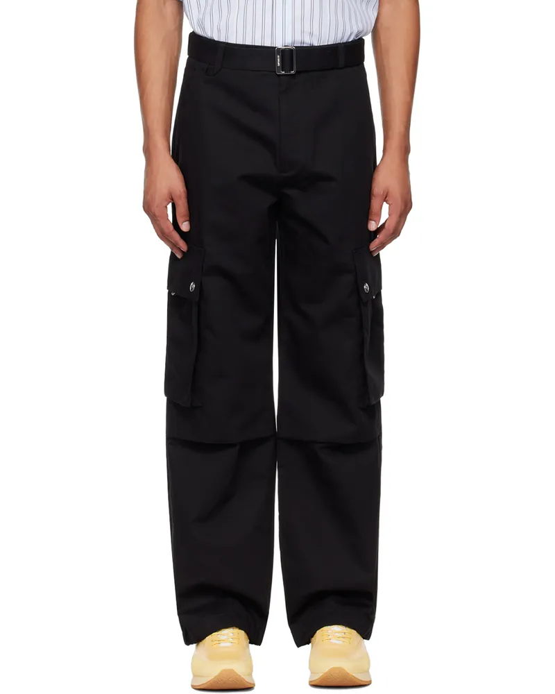 Jacquemus Black La Casa 'Le cargo' Cargo Pants Black