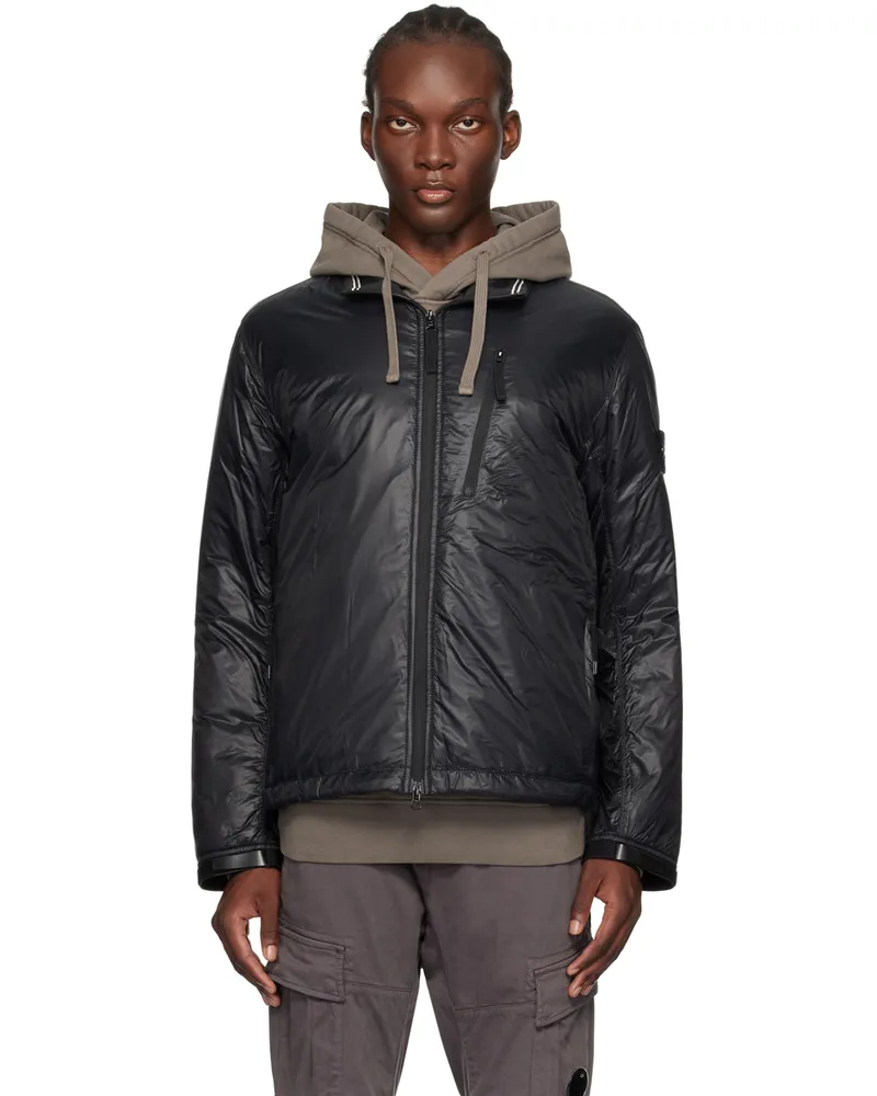 Stone Island Black Packable Insulated Jacket V0029