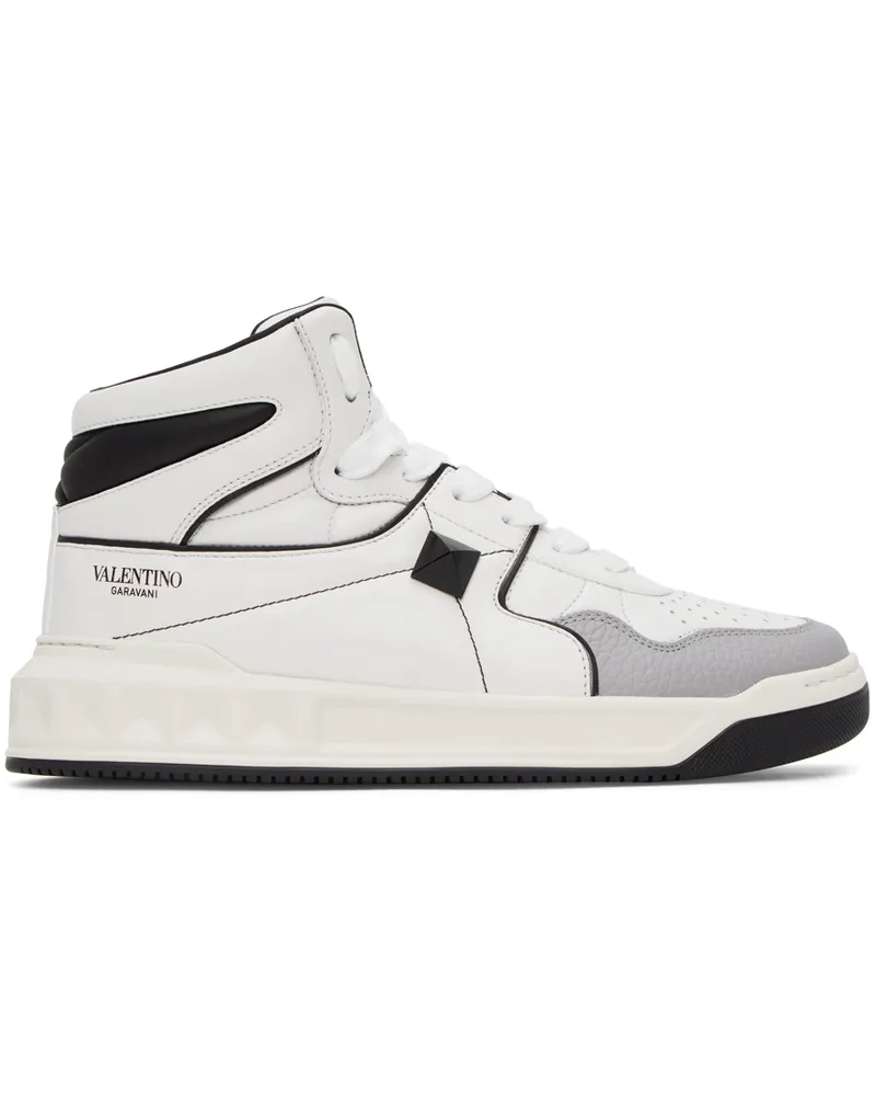 Valentino Garavani White One Stud Sneakers 0n2