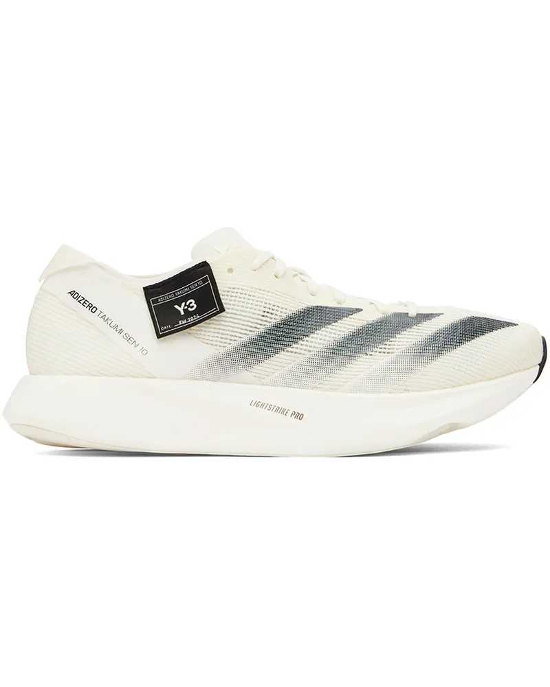 Y-3 Off-White Takumi Sen 10 Sneakers White