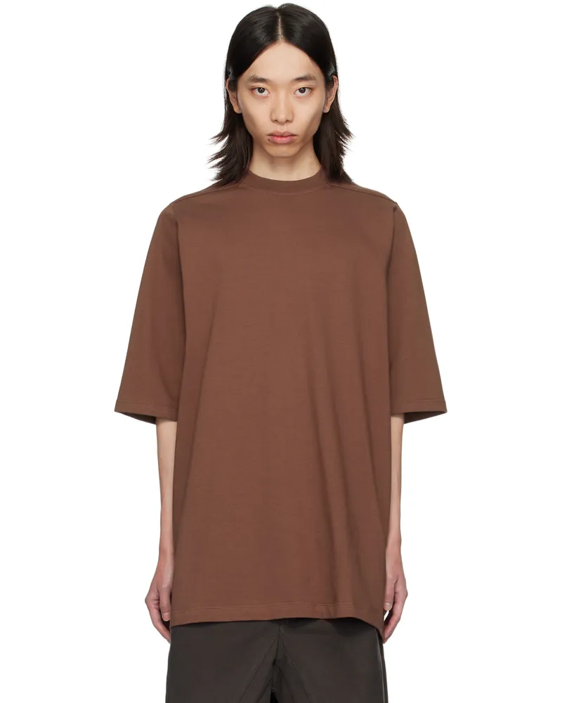 Rick Owens Brown Porterville Jumbo T-Shirt 93