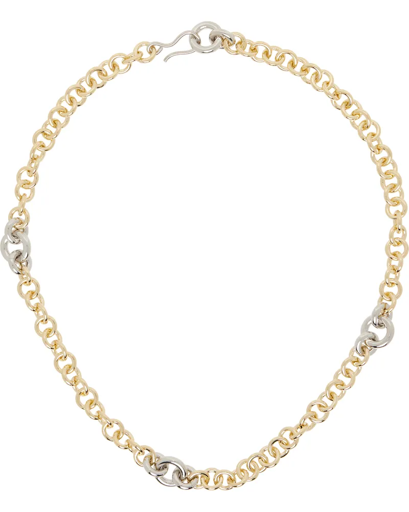 Laura Lombardi Gold & Silver Maglia Necklace Two