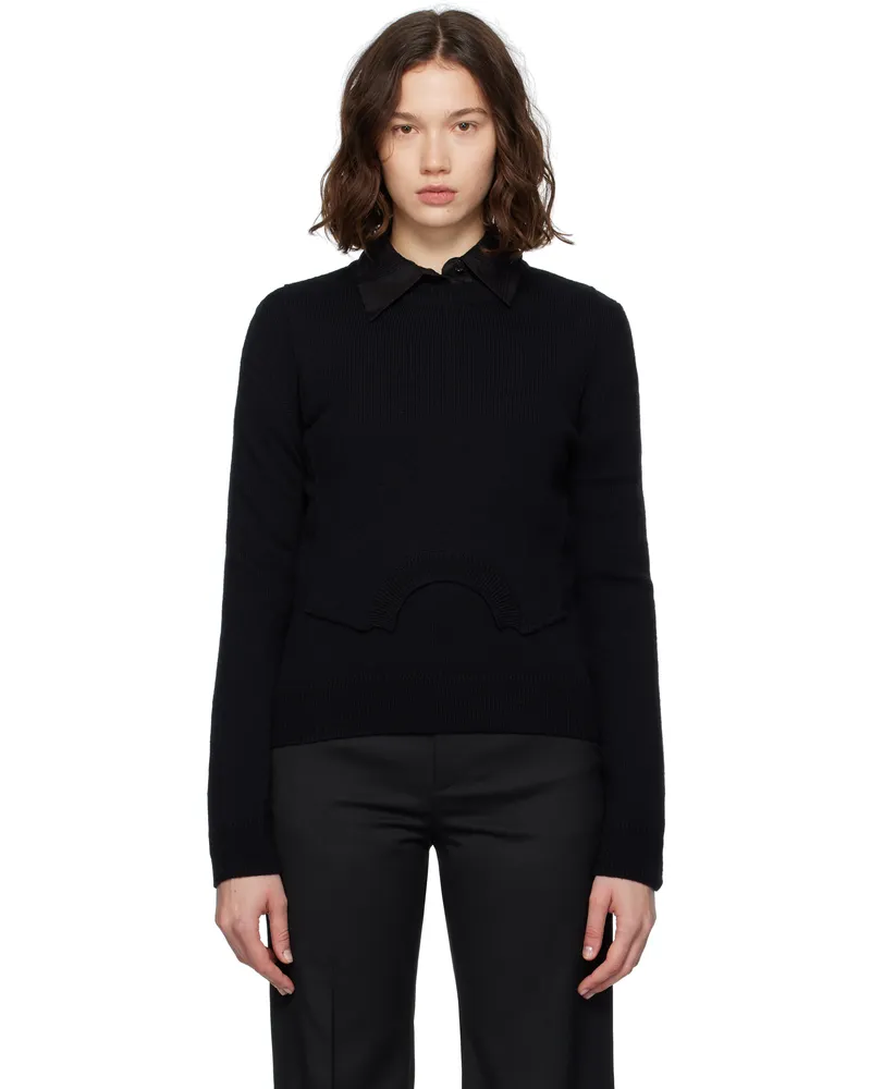 Maison Margiela Black Wool Sweater 900