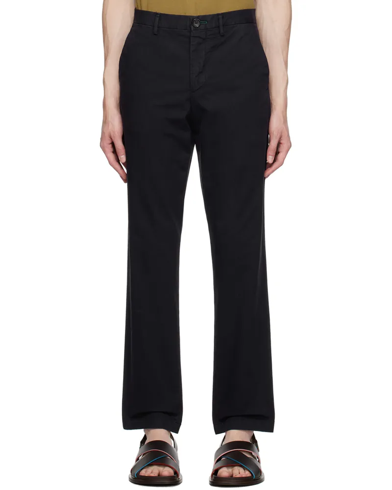 Paul Smith Navy Slim Fit Trousers 49