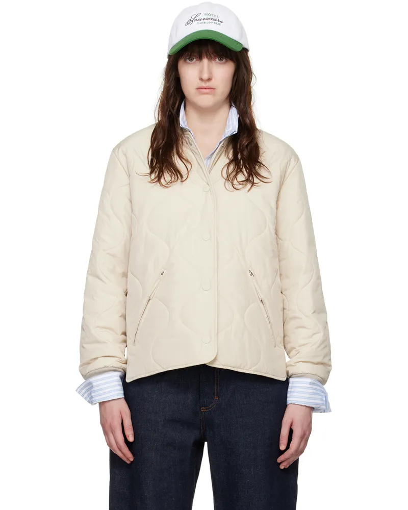 A.P.C. Off-White Camilla Bomber Jacket Aag