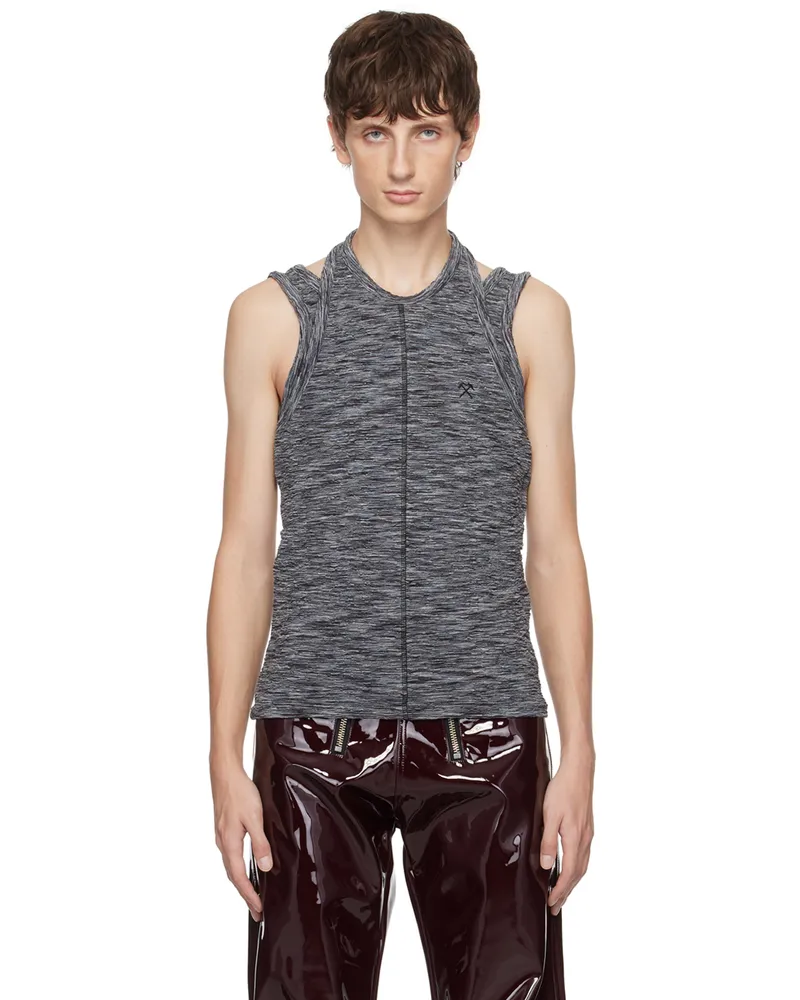 GmbH Gray Layered Tank Top Grme