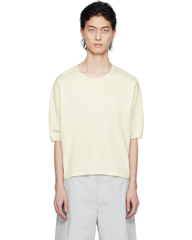 Christophe Lemaire Yellow Relaxed T-Shirt Ye500