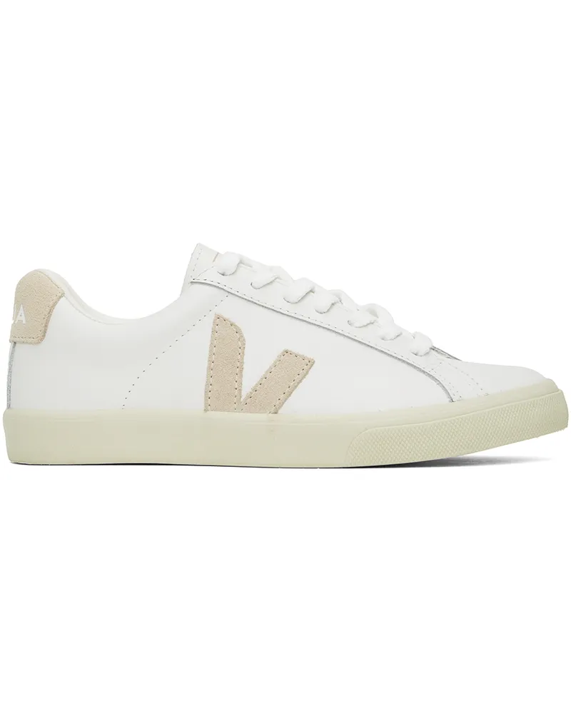 VEJA White Esplar Leather Sneakers White_sable
