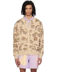 KidSuper Beige Puma Edition Cardigan Granola