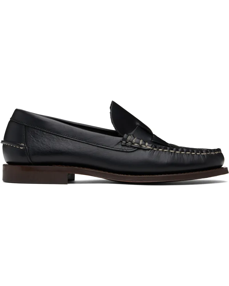 HEREU Black Nombela Veg Tan Loafers Black