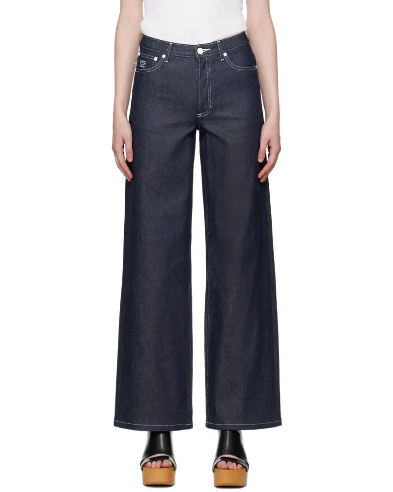 A.P.C. Indigo Katie Holmes Edition Elisabeth Jeans Iai