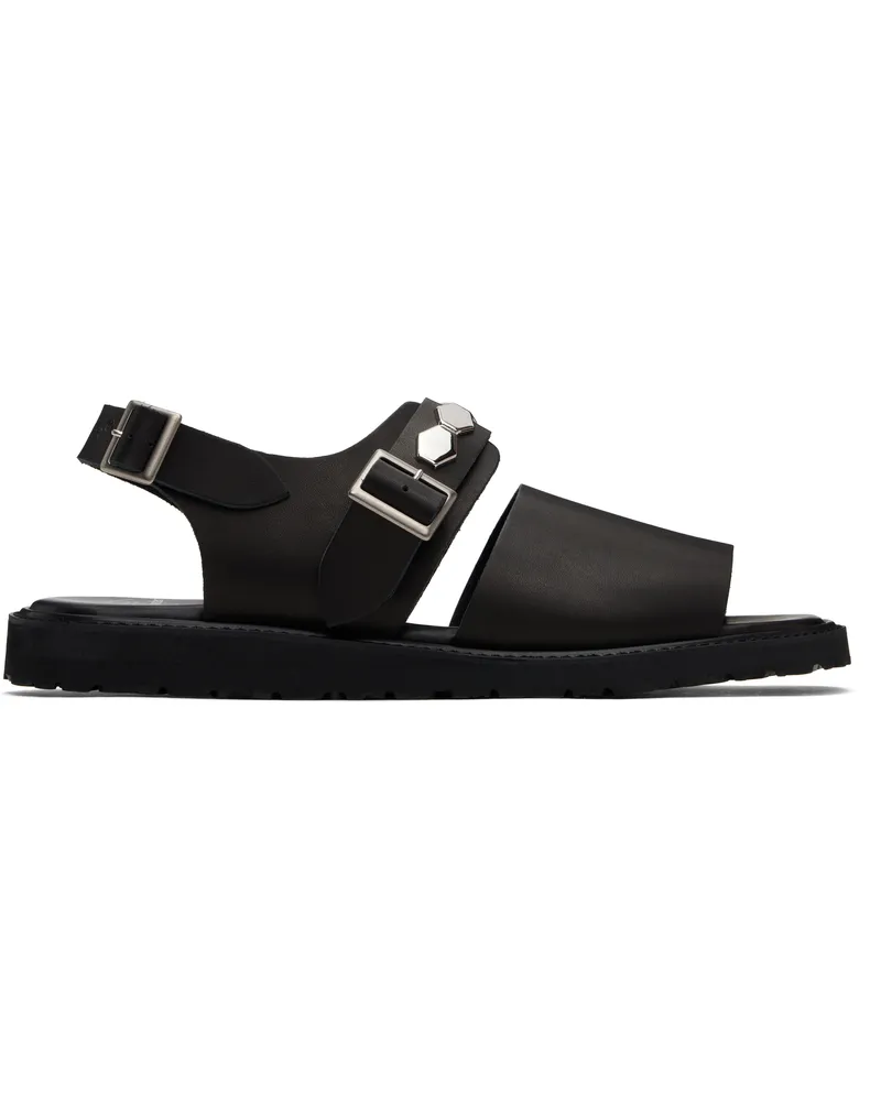 Undercover Black foot the coacher Edition UP1E4F01 Sandals Blackxslv