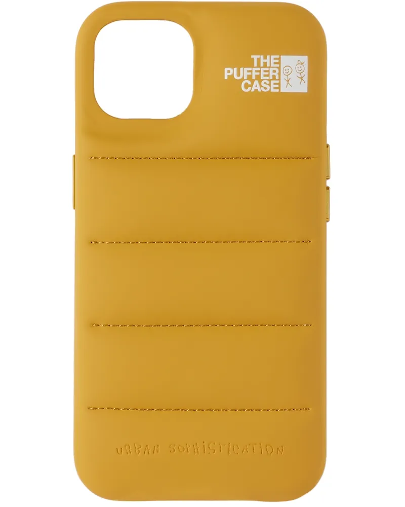 Urban Sophistication Tan 'The Puffer Case' iPhone 13 Case Field