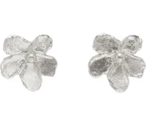 Silver Conie Vallese Edition Jardín Small Flower Earrings