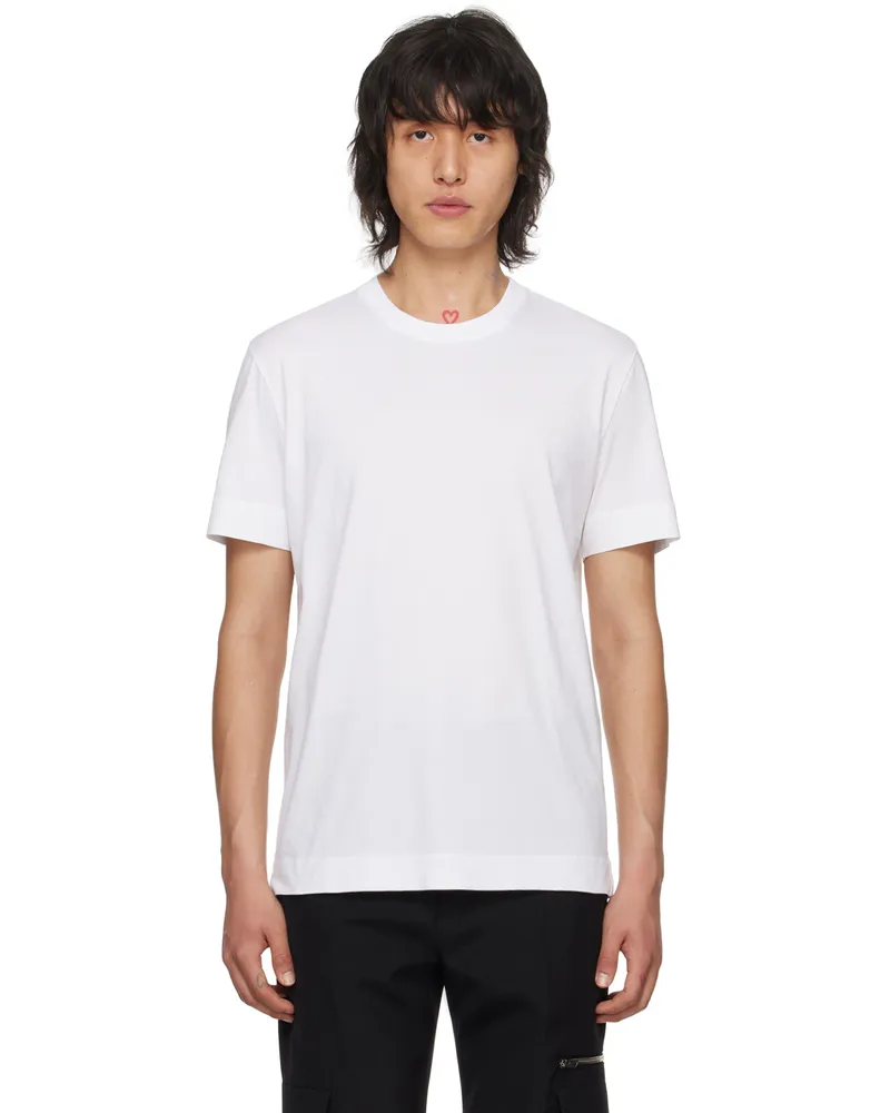 Givenchy White 4G T-Shirt 100-white