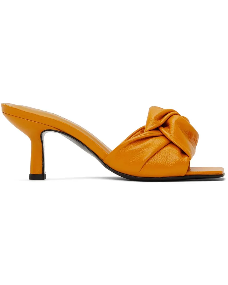 by FAR Orange Lana Heeled Sandals Snf