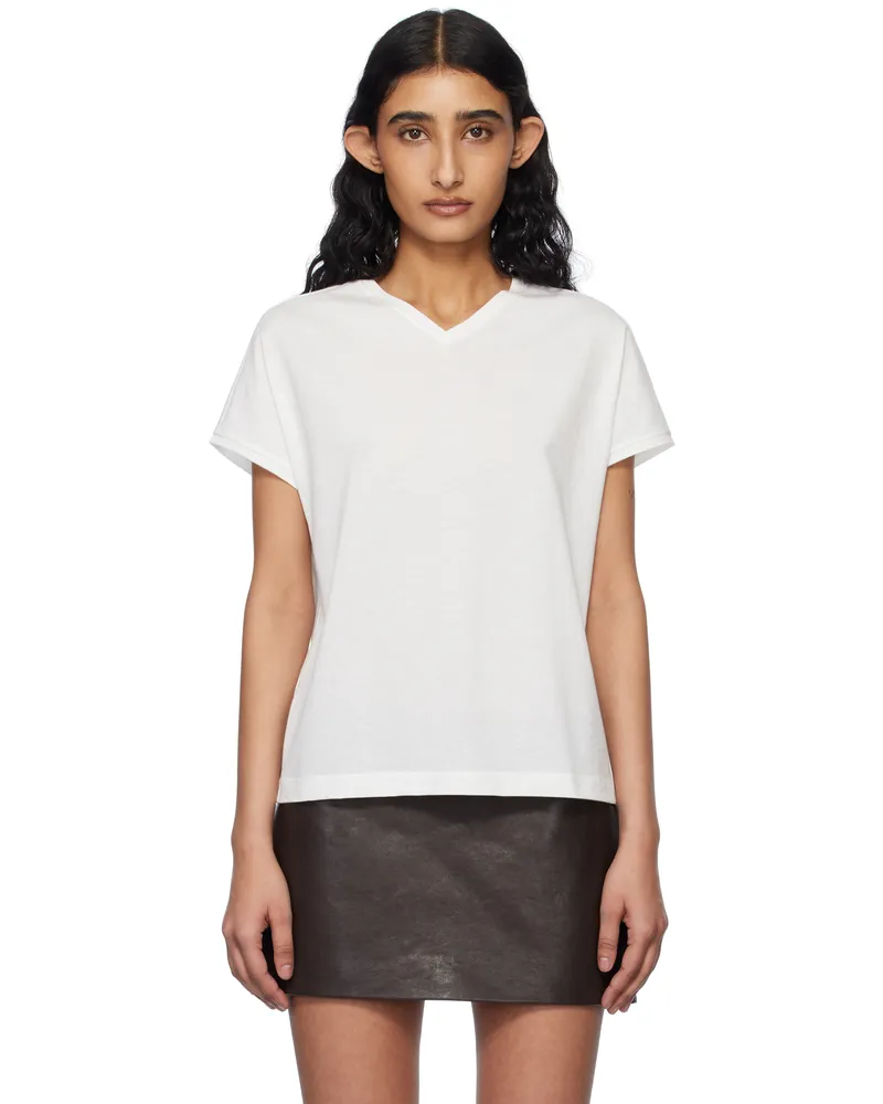 KHAITE White Devra T-shirt 103