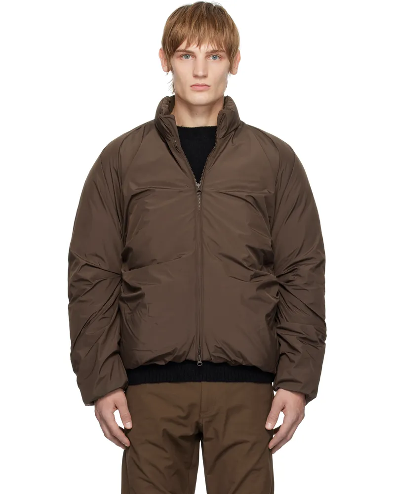 Post Archive Faction Brown 7.0 Right Down Jacket Brown