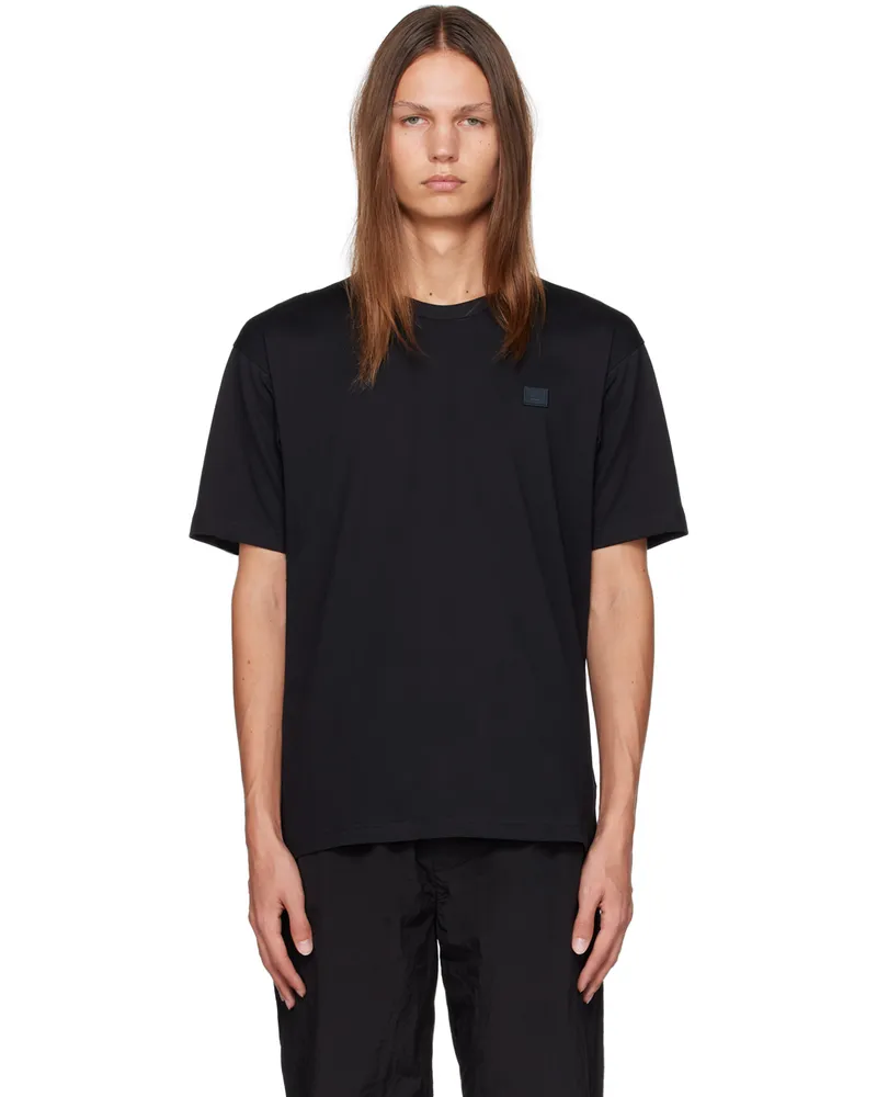 Acne Studios Black Patch T-Shirt 900