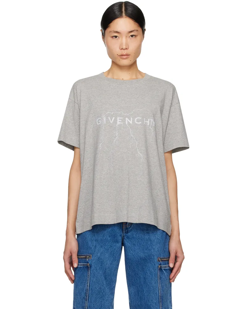 Givenchy Gray Boxy T-Shirt 055-light
